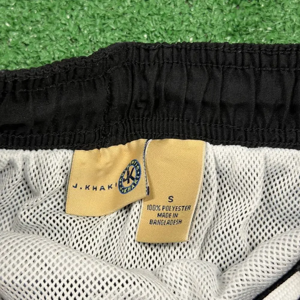 J Khaki Y2K Flame Tribal Board Shorts Black Gray Red Surf Skate Swim Shorts